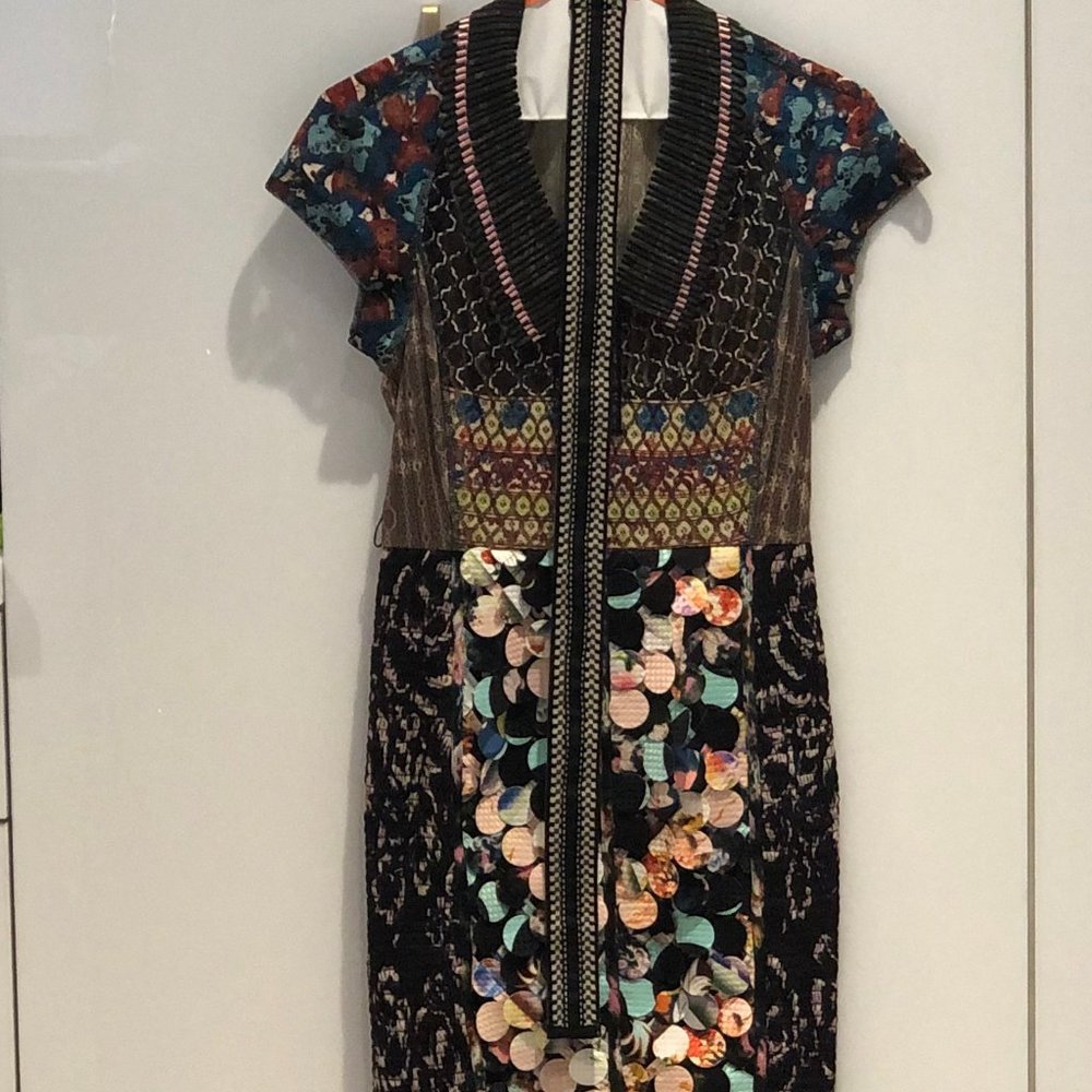 Anthropologie Byron Lars pencil dress 0P